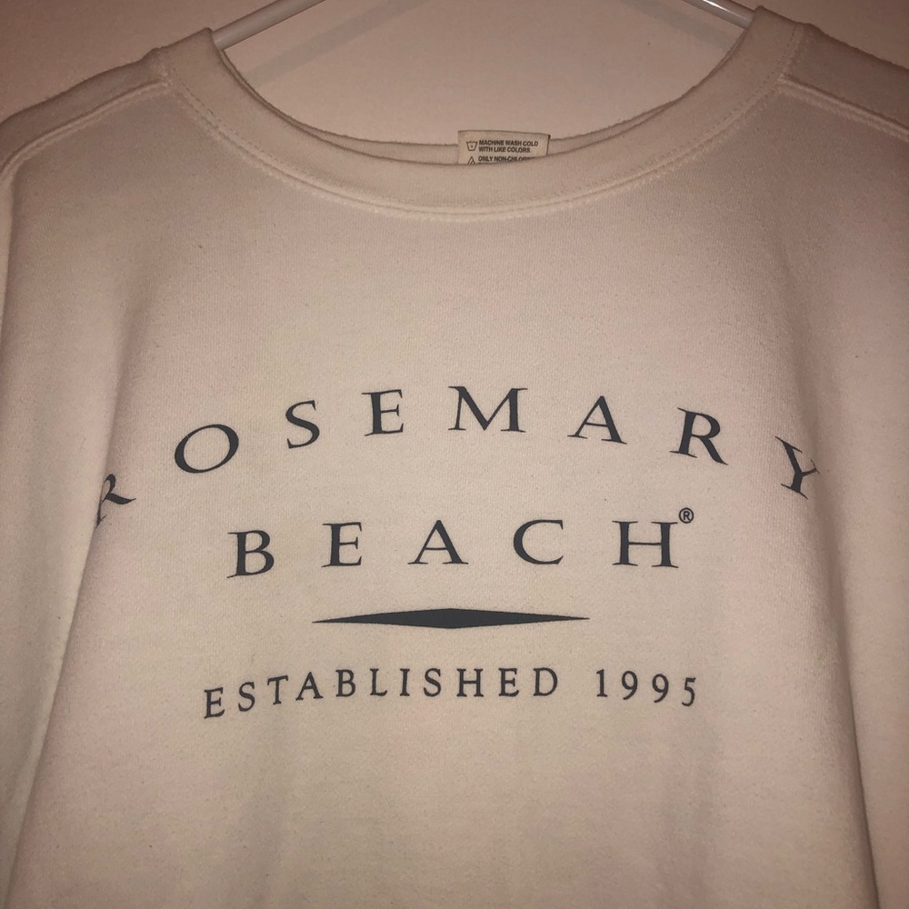 Rosemary beach white crewneck sweatshirt!!